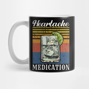 Heartache Medication Retro Mug